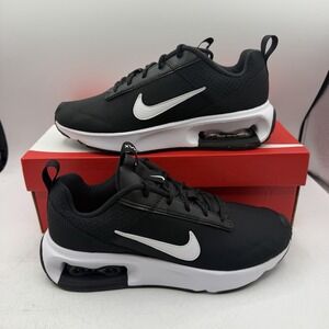 Nike Air Max Interlock Lite Shoes Womens Sz 8 Back/White Sneakers DH0874-003